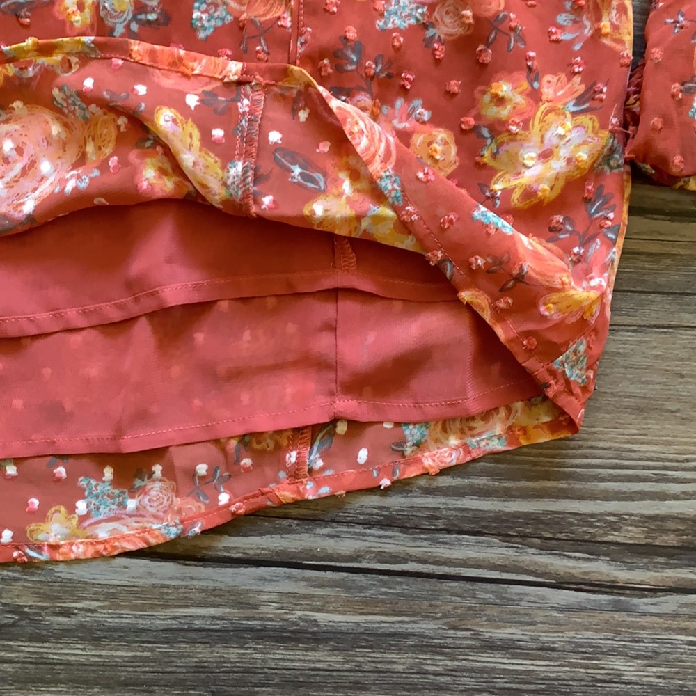 Matilda Jane Floral Sheer Top - Picture 5 of 8